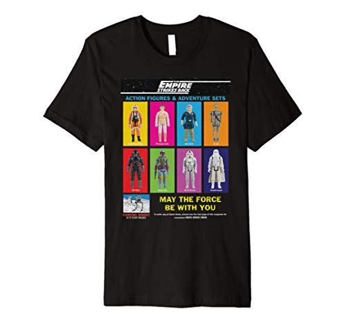 Star Wars The Empire Strikes Back Action Figures Premium T-Shirt Star Wars The Empire Strikes Back Action Figures Premium T-Shirt