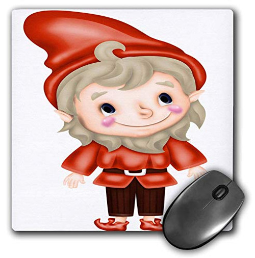 3dRose Anne Marie Baugh - Cute Illustrations - Cute Orange and Brown Smiling Gnome Illustration - Mousepad -mp-324527-1- 3dRose Anne Marie Baugh - Cute Illustrations - Cute Orange and Brown Smiling Gnome Illustration - Mousepad -mp-324527-1-
