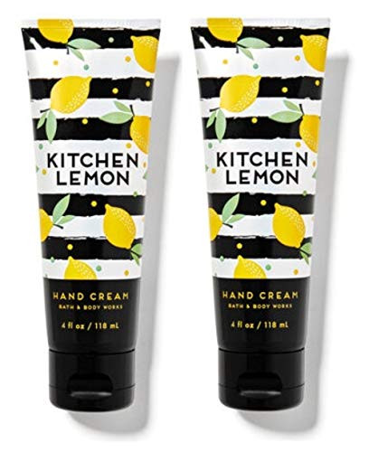 Bath and Body Works KITCHEN LEMON - 2 Pack - Hand Cream 4 fl oz
