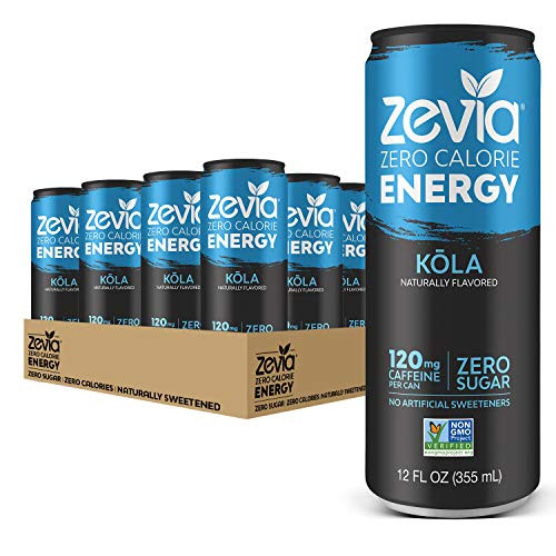Zevia Zero Calorie Energy Drink, K?la, 12 Ounce Cans -Pack of 12- Zevia Zero Calorie Energy Drink, K?la, 12 Ounce Cans -Pack of 12-