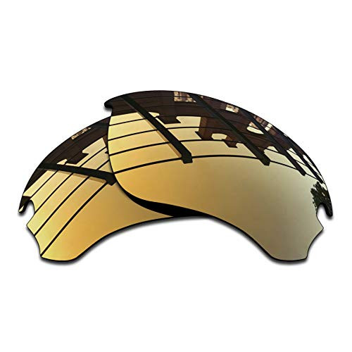 SEEABLE Premium Polarized Mirror Replacement Lenses for Oakley Flak Draft OO9364 Sunglasses - Bronze Mirror
