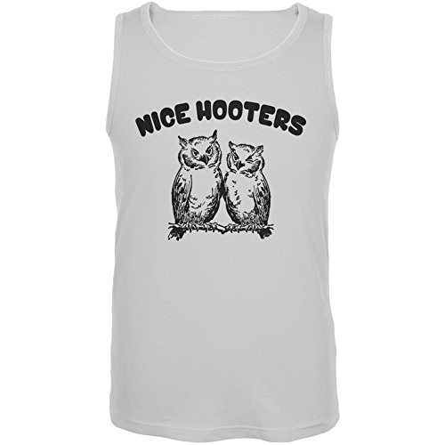 Old Glory Nice Hooters White Adult Tank Top - 5X-Large