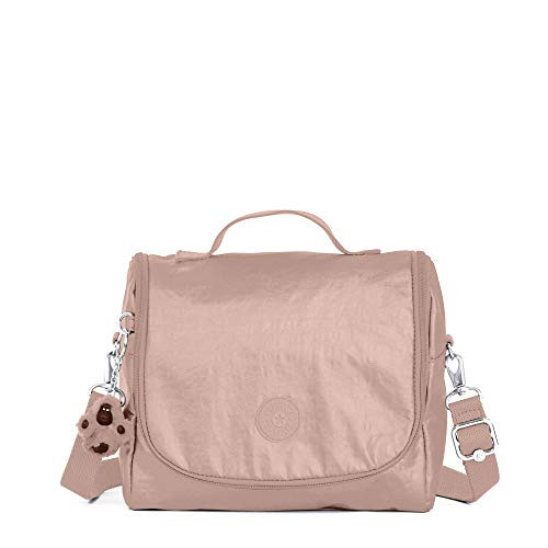 Kipling Kichirou Metallic Lunch Bag One Size Rose Gold Metallic