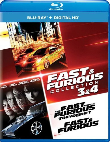 Fast  and  Furious Collection- 3  and  4 -Blu-ray-