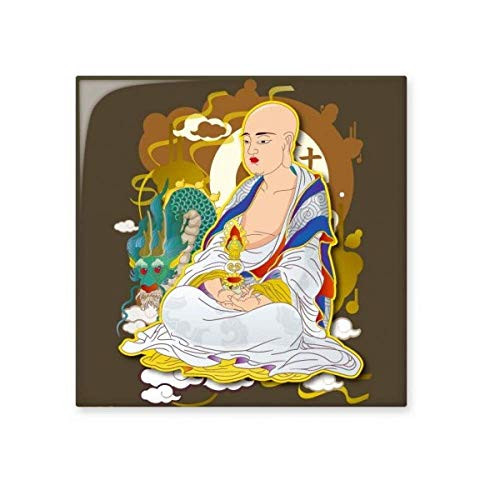 Religion Customs Eighteen Arhats Figure Ceramic Tile Glossy Decal Glazed Brick Adorn Stone
