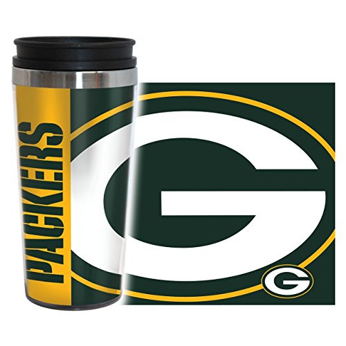 Boelter Brands NFL Green Bay Packers 14 Ounce Travel TumblerFull Wrap Hype, Team Color, 14 Ounce Boelter Brands NFL Green Bay Packers 14 Ounce Travel TumblerFull Wrap Hype, Team Color, 14 Ounce