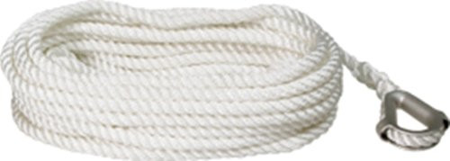 SeaSense Three-Strand Twisted 100% Nylon Anchor Line, 3/8-Inch X 150-Foot