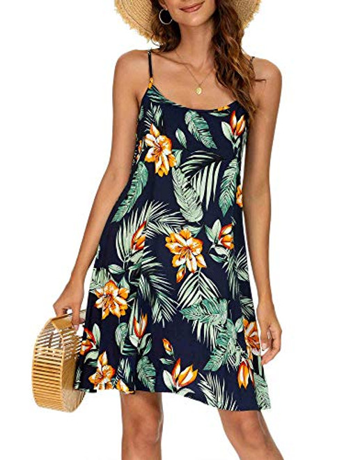 MSBASIC Women Dresses Summer Casual, Flower 90S Dress Hippie Strappy Summer Dresses for Women Ms6216-67 L MSBASIC Women Dresses Summer Casual, Flower 90S Dress Hippie Strappy Summer Dresses for Women Ms6216-67 L