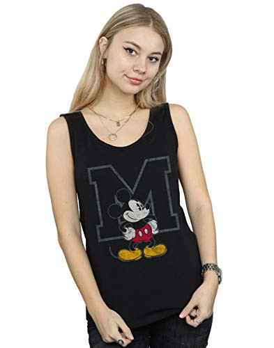 Disney Women's Mickey Mouse Classic M Tank Top Small Black
