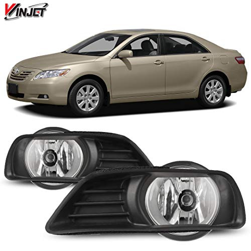 Winjet WJ30-0109-09 OEM Series for [2007-2009 Toyota Camry] Clear Lens Driving Fog Lights + Switch + Wiring Kit