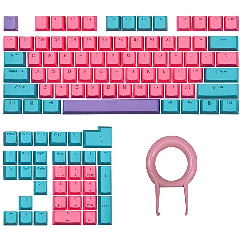 Keycaps pbt 104 Key, Gaming Keyboard keycaps, 60 percent Mechanical Keyboard keycaps, Suitable for 104/87/61 Mechanical Keyboard keycaps Set MX Switch