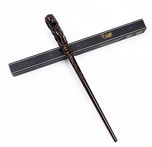 Hand Carved Wooden Magic Wand, Magic Wand Real Wood Magic Wand/ Collectible Cosplay Magic Wand/ Magical Gift -Lion Magic Wand 2-