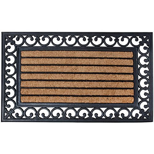 Esschert Design Rubber and Coir Doormat Esschert Design Rubber and Coir Doormat