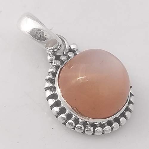Solid 925 Sterling Silver Pendant For Women and Girls, Orange Moonstone Pendant Sterling Silver Necklace, Mothers Day, Bridemaids Gift, Hypoallergic Boho Handmade Jewelry Solid 925 Sterling Silver Pendant For Women and Girls, Orange Moonstone Pendant Sterling Silver Necklace, Mothers Day, Bridemaids Gift, Hypoallergic Boho Handmade Jewelry