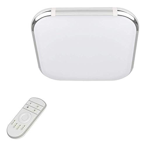 LED Flush Mount Ceiling Light Fixture, LED Ceiling Light with Remote Control Dimmable Color Change 14W 12 x12 inch LED Flush Ceiling Lights Square for Living Room, Bedroom, Bathroom