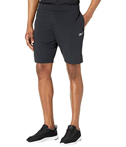 Reebok Men's Standard Workout Ready Shorts, Black, Large