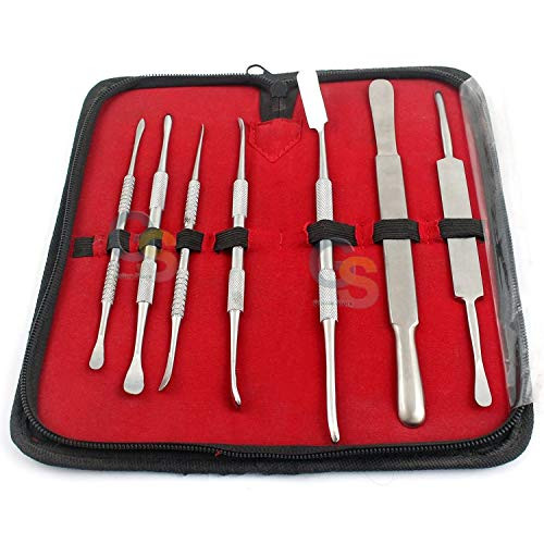 G.S New Set of 7 German Grade Stainless PERIOSTEAL Dental Elevators Instruments Best Quality