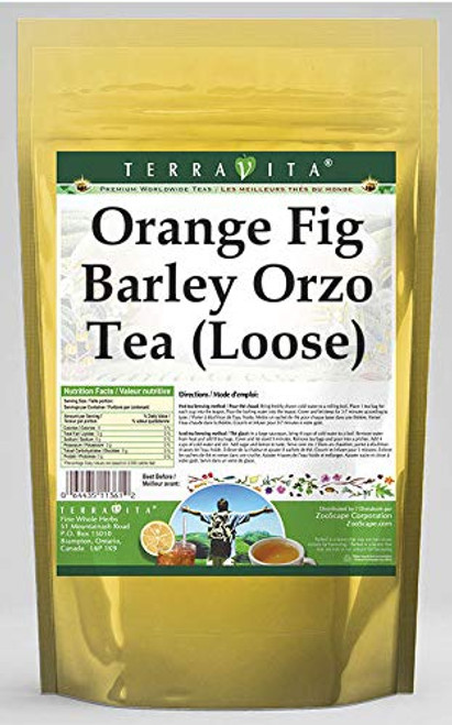 Orange Fig Barley Orzo Tea -Loose- -4 oz, ZIN- 560220- - 2 Pack Orange Fig Barley Orzo Tea -Loose- -4 oz, ZIN- 560220- - 2 Pack