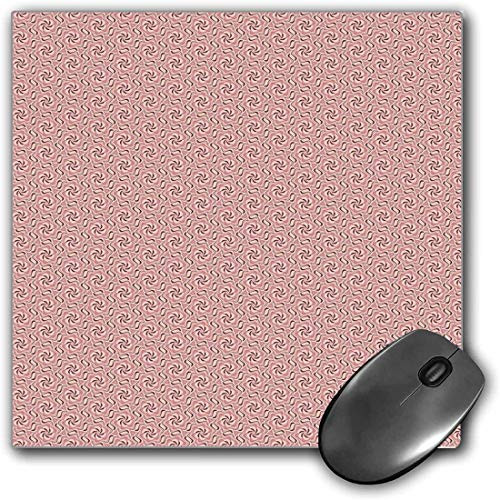 Mouse Pad Gaming Functional Abstract Thick Waterproof Desktop Mouse Mat Ethnic Star Figure Abstract Geometric Traditional Eastern Motifs Ornament Decorative,Tan Chocolate Coral Non-slip Rubber Base