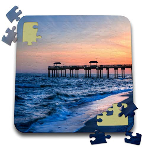 3dRose Mike Swindle Photography - Landscapes - Orange Colored Sunset - Puzzles -pzl-336066-2-