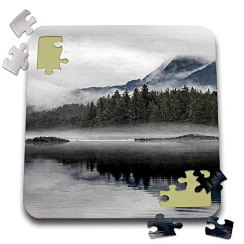 3dRose USA, Alaska, Tongass National Forest. Reflections in Mirror Harbor. - Puzzles -pzl-345819-2-