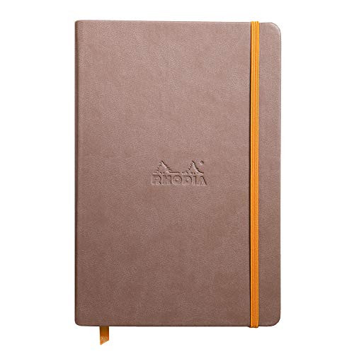 Rhodia Rhodiarama Webnotebook - Blank 96 Sheets - 5 1/2 x 8 1/4 - Taupe Cover