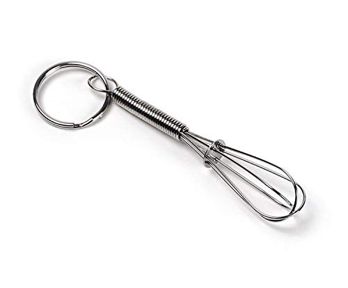 RSVP International Endurance Stainless Steel 3.5-Inch Mini Key Chain Whisk (KEY-DD)