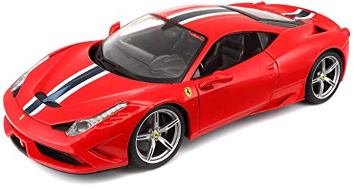 Bburago 1:18 Scale Ferrari Race and Play 458 Speciale Diecast Vehicle (Colors May Vary) Bburago 1:18 Scale Ferrari Race and Play 458 Speciale Diecast Vehicle (Colors May Vary)