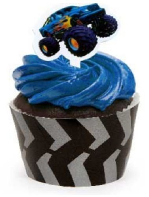 CakeDrake Big Wheels Monster Truck Blue -12- Birthday Party Cupcake Wrappers and Pics Picks CakeDrake Big Wheels Monster Truck Blue -12- Birthday Party Cupcake Wrappers and Pics Picks