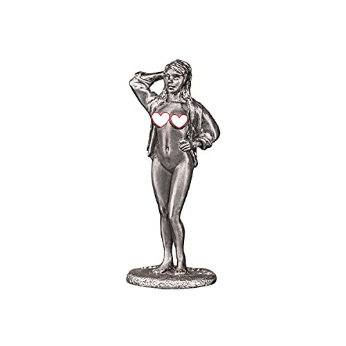 Ronin Miniatures - Naked Woman Erotic Sculpture - Metal Sculpture Miniature - Size 1/32 Scale - 54mm Action Figures - Home Collectible Figurines