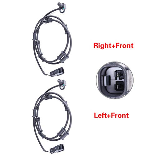 ZENITHIKE ABS Wheel Speed Sensor Left  and  Right  and  Front ALS102 Compatible with 2003-2005 D-odge Ram 3500 2003-2005 D-odge Ram 2500