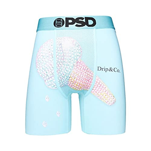 PSD Men's Boxer Brief -Blue/Drip and Co, XXL-