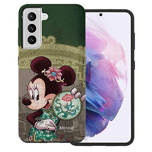 WiLLBee Compatible with Galaxy S21 Ultra Case -6.8inch- Cute Layered Hybrid -TPU  plus PC- Bumper Cover - Oriental Minnie Mirror