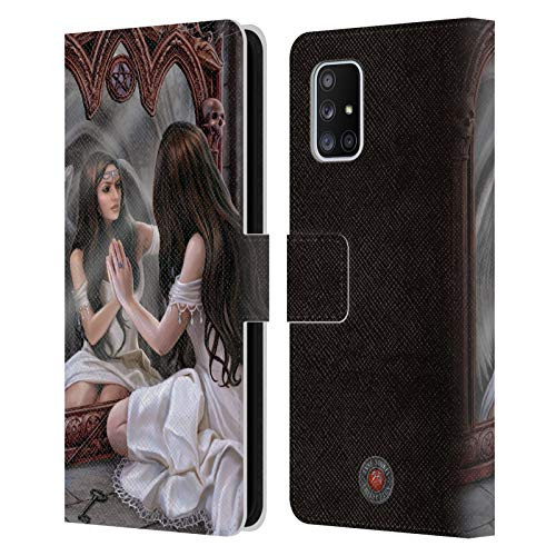 Head Case Designs Officially Licensed Anne Stokes Magic Mirror Fantasy Leather Book Wallet Case Cover Compatible with Samsung Galaxy A71 5G -2020-