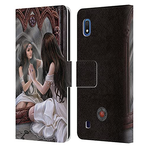 Head Case Designs Officially Licensed Anne Stokes Magic Mirror Fantasy Leather Book Wallet Case Cover Compatible with Samsung Galaxy A10 -2019-