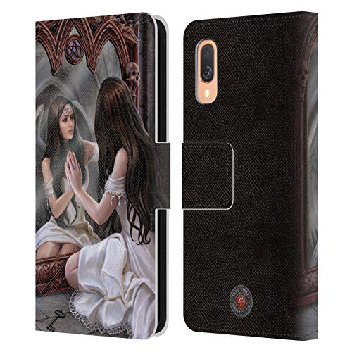 Head Case Designs Officially Licensed Anne Stokes Magic Mirror Fantasy Leather Book Wallet Case Cover Compatible with Samsung Galaxy A40 -2019-