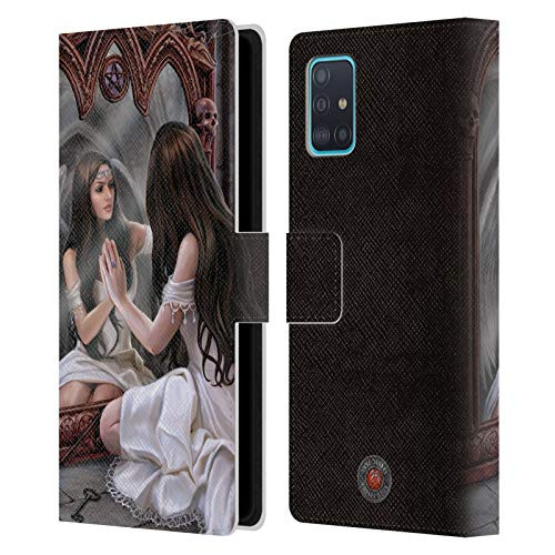 Head Case Designs Officially Licensed Anne Stokes Magic Mirror Fantasy Leather Book Wallet Case Cover Compatible with Samsung Galaxy A51 -2019-