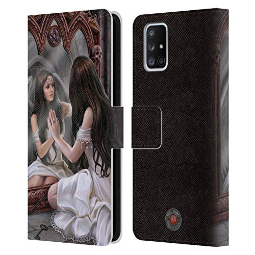 Head Case Designs Officially Licensed Anne Stokes Magic Mirror Fantasy Leather Book Wallet Case Cover Compatible with Samsung Galaxy A51 5G -2020-