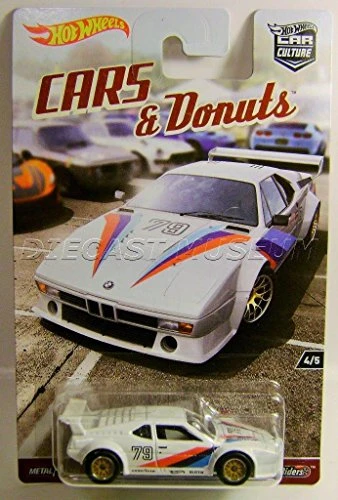 BMW M1 PROCAR CARS  and  DONUTS REAL RIDERS RR CAR CULTURE HOT WHEELS DIECAST 2017
