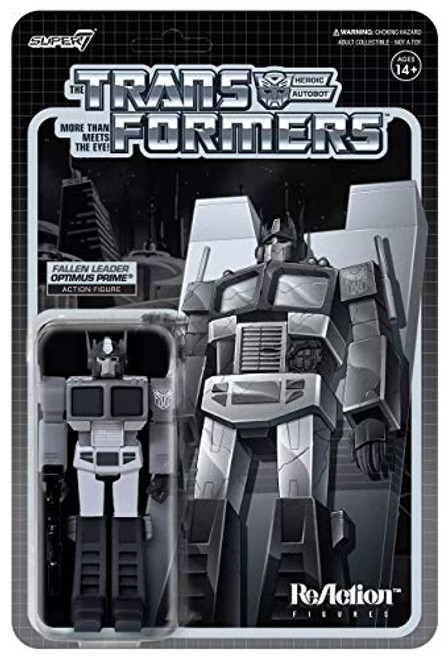 Super7 ReAction Figures Transformers Fallen Leader Optimus Prime Exclusive Super7 ReAction Figures Transformers Fallen Leader Optimus Prime Exclusive