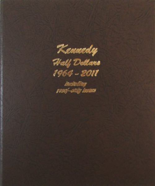 Dansco Coin Album # 8166 For Kennedy Halves From 1964-2011 Including Proofs 
