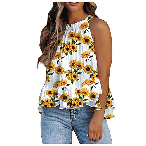 Shirts for Women,Womens V Neck T Shirts Short Sleeve Loose Cute Printed Tunic Casual Plus Size Basic Tees Graphic Tops Tank Tops for Women Fashion Summer Yellow