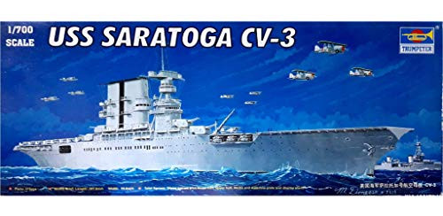 Trumpeter 05738 USS Saratoga CV-3, 1/700 Scale Plastic Model Kit Trumpeter 05738 USS Saratoga CV-3, 1/700 Scale Plastic Model Kit