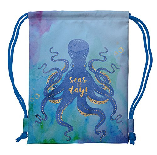 Karma Gifts Drawstring Backpack, Octopus