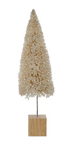 Creative Co-Op Cream Sisal Tree Figures and Figurines, 16"