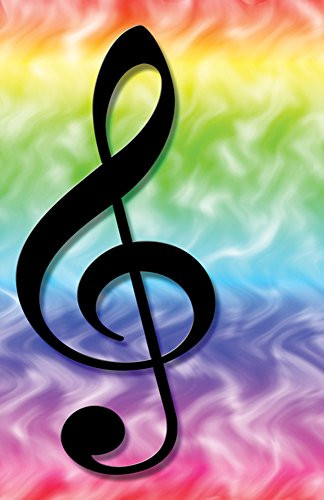 Music Treasures Co. Rainbow Treble Clef Recital Program Blank