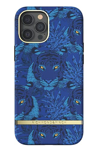 RICHMOND  and  FINCH Phone Case Designed for iPhone 12 Pro Max Case, 6.7 Inches, Blue Tiger Case, Shockproof, Fully Protective Phone Cover