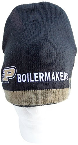 NCAA Purdue Boilermakers Reversible Knit Hat, One Size, Brown