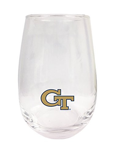 Georgia Tech Yellow Jackets Stemless Wine Glass 2-Pack