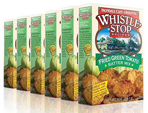 Original WhistleStop Cafe Recipes Fried Green Tomato Batter Mix ,9-oz -Pack of 6- Original WhistleStop Cafe Recipes Fried Green Tomato Batter Mix ,9-oz -Pack of 6-